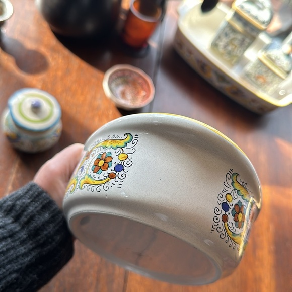 🇮🇹 Ceramica Nova Deruta Italian pottery. Decorated with decal and hand painted - Picture 12 of 15